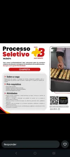 Vagas de emprego disponíveis