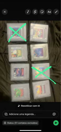 Jogos Nintendo game boy 150,00 cada