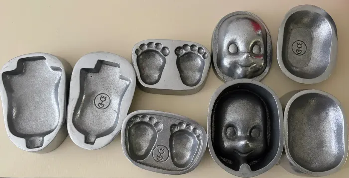 Moldes de Alumínio para boneca- artesanato 