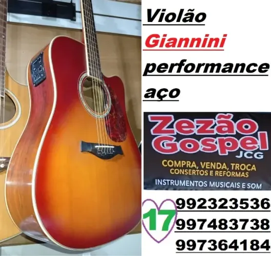 Violão Giannini performance aço