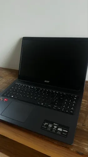 Notebook Acer Ryzen 3 SSD 256Gb memória de 8GB DDR4