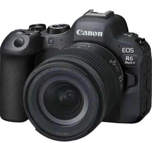 Câmera Canon EOS R6 Mark II + Lente 24-105mm f/4-7.1 IS STM Kit - LACRADA