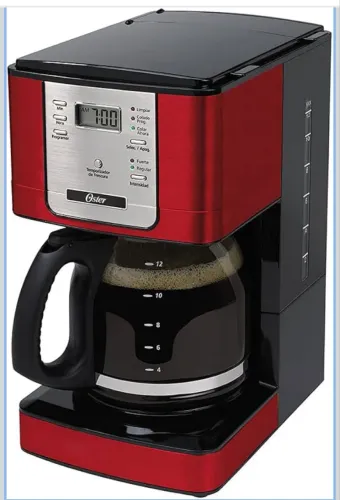 Oster Cafeteira Flavor Programável, Vermelha, 220v,