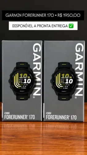 ? Garmin Forerunner 170 - GPS | Novo