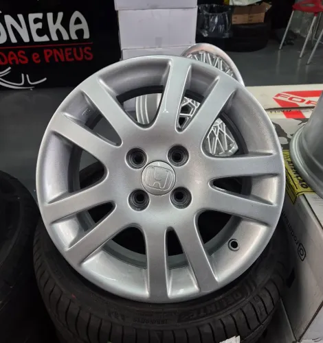 Jogo de rodas honda civic, city, fit aro 15 originais
