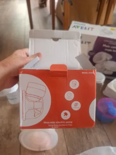Bomba de leite elétrica e manual