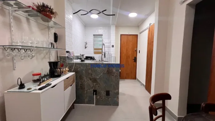 Apartamento para alugar 1 quarto sacada praia José Menino Santos SP