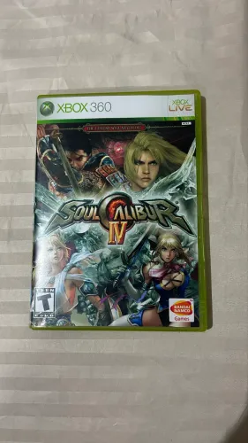 Jogo mídia física Original Soul Calibur IV Xbox 360