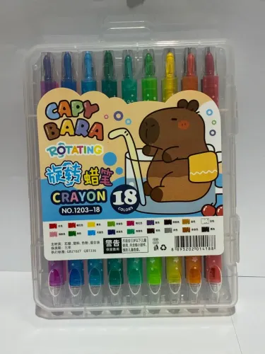 Jogo de giz de cera de Capivara -Novo