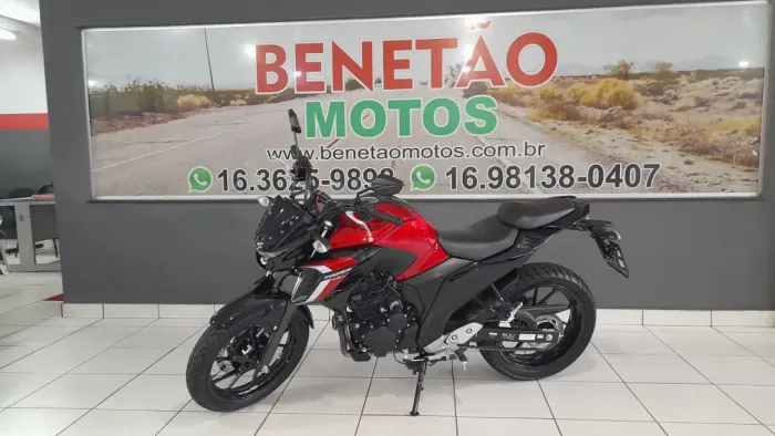 YAMAHA FZ25 FAZER ABS VERMELHO 2024