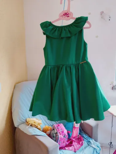 Vestido verde - 3 anos