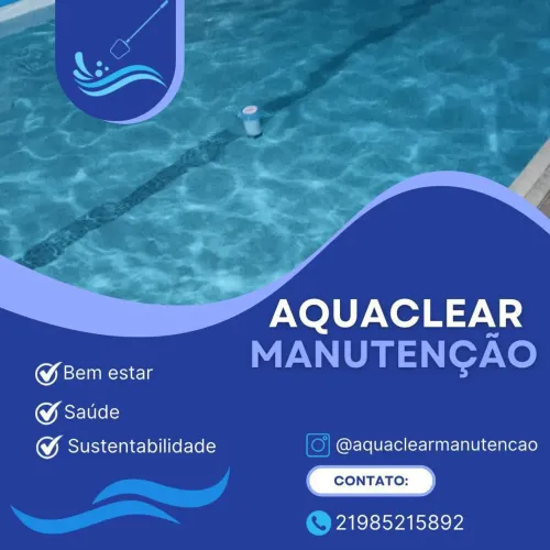 Aquaclear manutenção sua piscina sempre limpa...