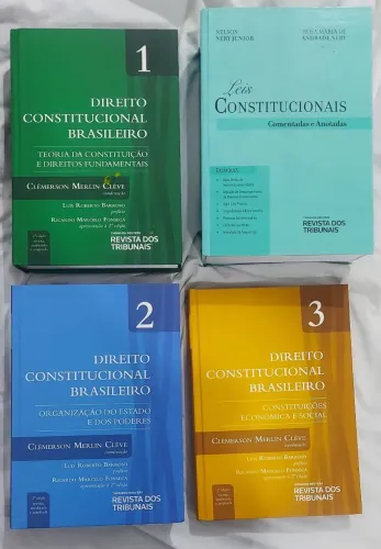 Coleção DIREITO CONSTITUCIONAL BRASILEIRO - 3 Volumes  e grátis Livro LEIS CONSTITUCIONAIS