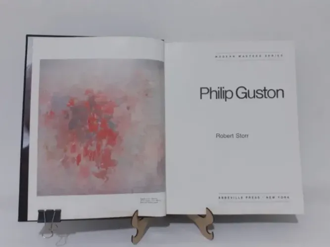 Livro: "PHILIP GUSTON" Modern Masters Series vol. 11 - 1ª edição 1986.
