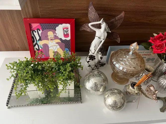 Lote de Decoração para Sala / Rack / Aparador 