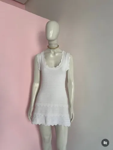 Vestido de tricô tam pm