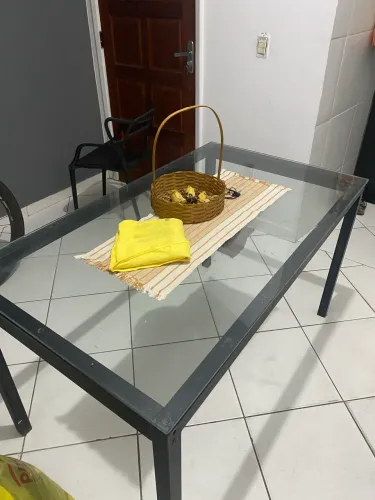 Mesa de vidro jantar