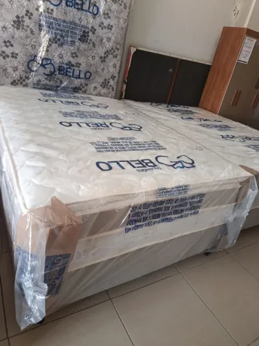 Cama box casal molas essacadas