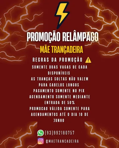 Tranças afro em promoção!