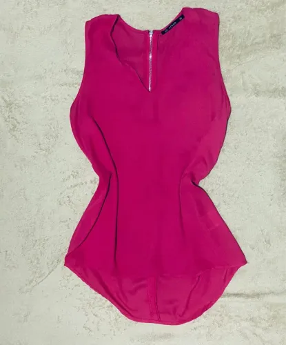 Blusa de crepe tamanho 36 valor 40,00