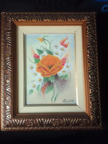3 quadros lindos, molduras em madeiras.