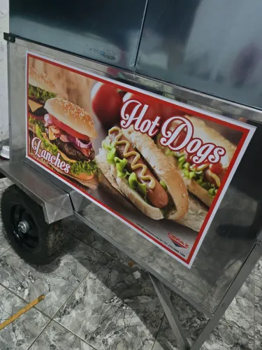 VENDO CARRINHO DE LANCHE SUPER NOVO NUNCA USADO