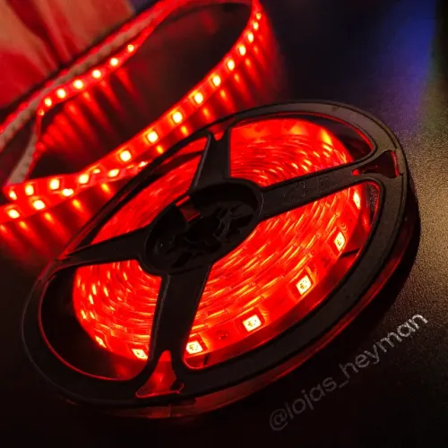 Fita LED RGB 5 Metros com Fita Dupla Face - Iluminação Decorativa