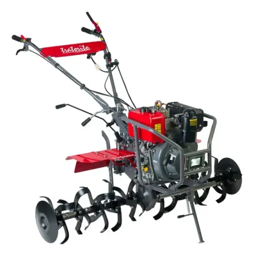 Motocultivador Tratorito A Diesel 10,6cv 6 Marchas Partida Elétrica Bttd-10.0 E Branco