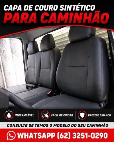 Capa de Couro Sintético Caminhão