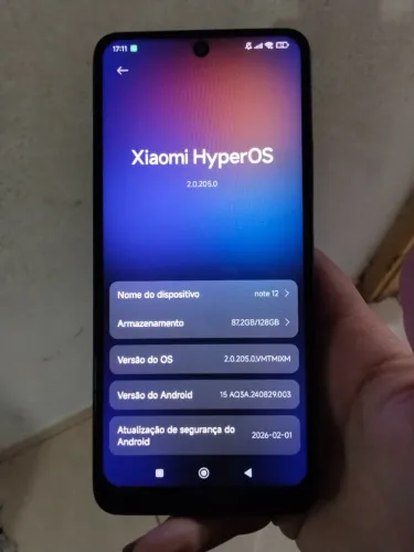 Celular xaomi redmi note 12 4g - 128GB