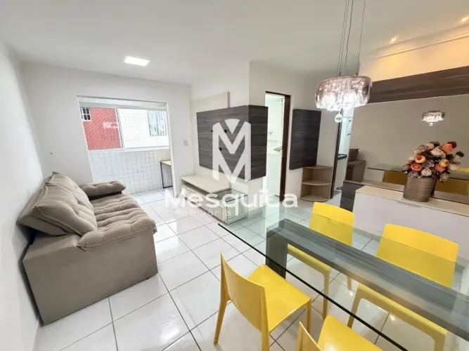 Apartamento mobiliado com 02 quartos, 66m² para alugar no Jardim Oceania. Próximo do Parqu