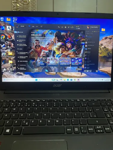 Troco Notebook Acer Aspire 3 por PC Gamer mais volta