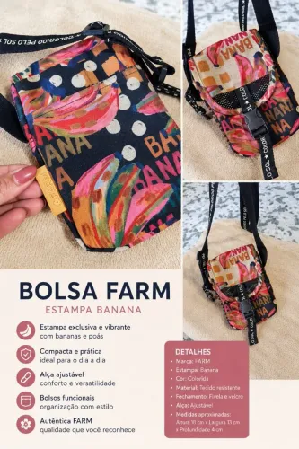 Bolsinha FARM original