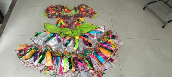 Vestido de quadrilha Adulto