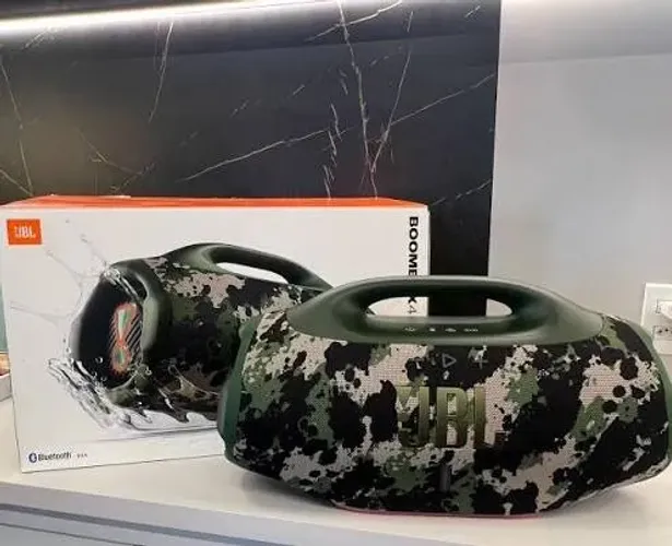 Boombox 4 JBL Camuflada Caixa de Som Original com Nota Fiscal 