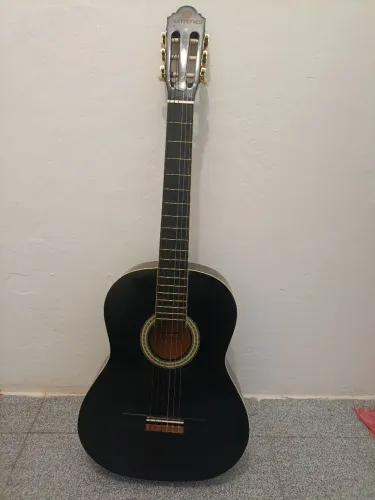 Vendo Violão Harmonics Preto Semi novo, Cordas de Nylon - Com Capa