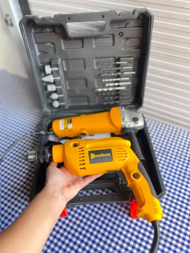 Kit Furadeira e Lixadeira + Maleta Completa
