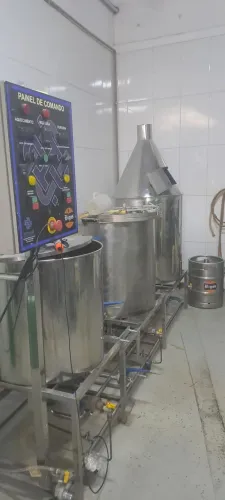 Cozinha tribloco para Cerveja Artesanal