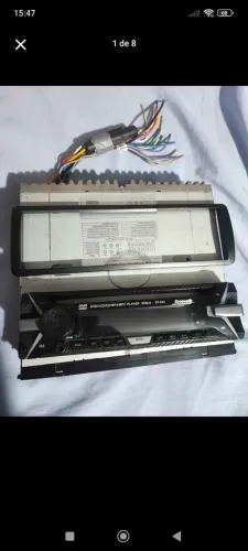 Vendo Aparelho Som Ecopower funcionando perfeitamente tem USB.Bluetooth.Radio.SD.DVD.ETC