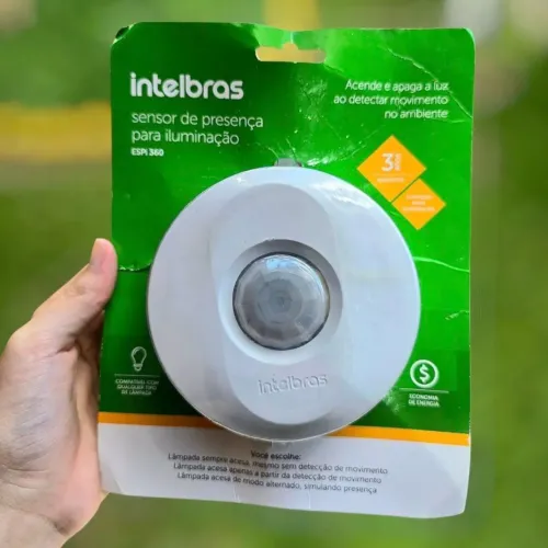 Sensor Presença Intelbras 360° (Novo/Lacrado) 