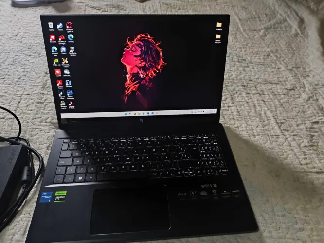 Notebook Gamer Acer Nitro ANV15-51-51UZ Intel Ci5 13@Gen 16GB RAM 512GB SSD RTX4050 15.6"