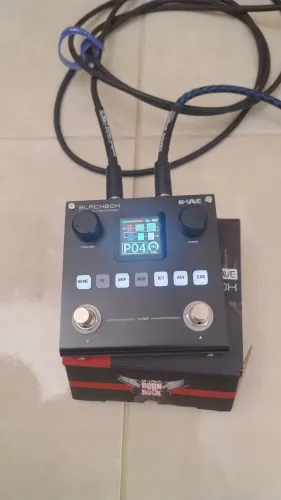 Pedaleira M-Vave Blackbox - Como Nova, na Caixa