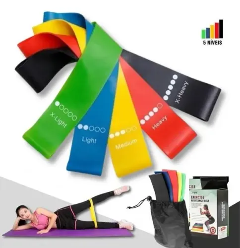 Kit Faixa Mini Band: O Melhor Preço para seus Exercícios em Casa