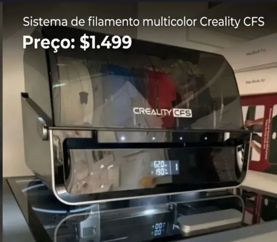 Sistema de filamento multicolor creality cfs nova 