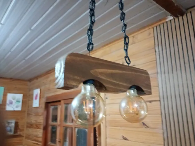 Lustre duas lâmpadas