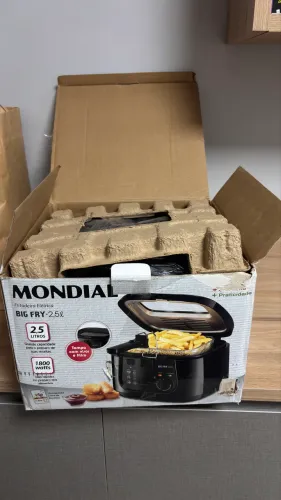Fritadeira Elétrica Big Fry 2,5L Mondial 1800 watts FT-07 220V