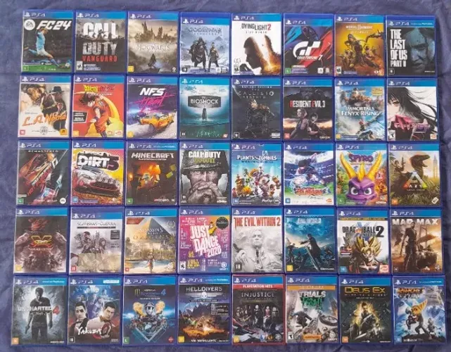 Jogos Ps4 Usados Troca ou Venda - Valores variados