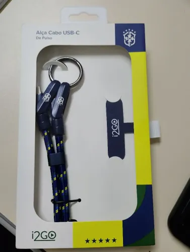 Alça de pulso cabo USB - C