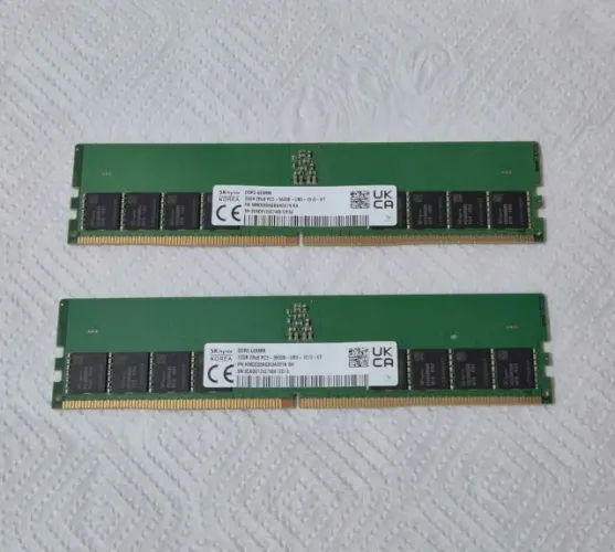 32Gb Ddr5 5600Mhz De Desktop Sk Hynix / tenho 2 unidades
