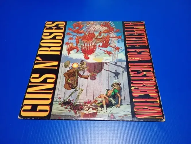 Lp Guns N' Roses - Appetite For Destruction (1988/ Encarte/Excelente)